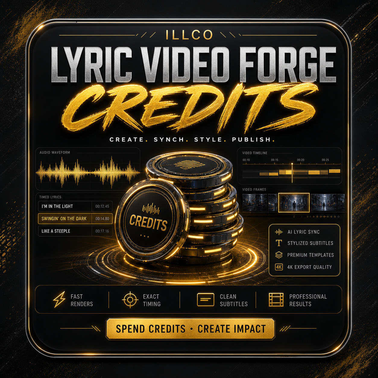 Lyric Video Forge dedicated thumbnail