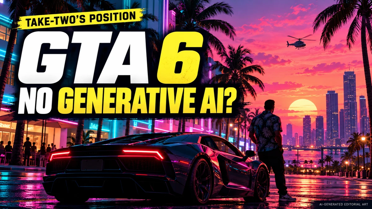 GTA 6 Isn’t Using Generative AI, According to Take-Two. Here’s Why That Matters. thumbnail